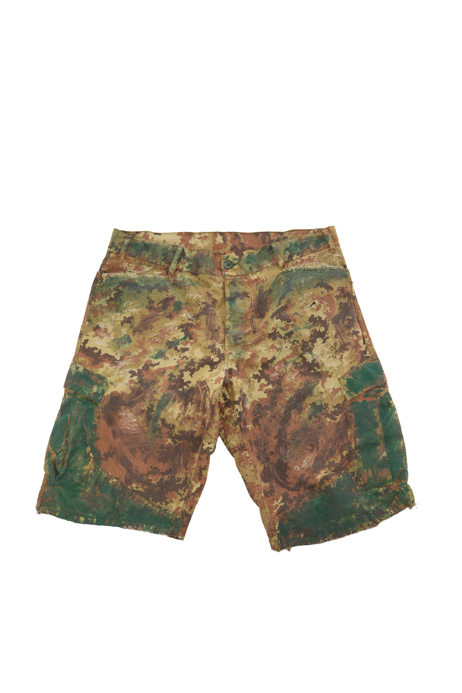 SEDIMENT camo jorts — capo singolo