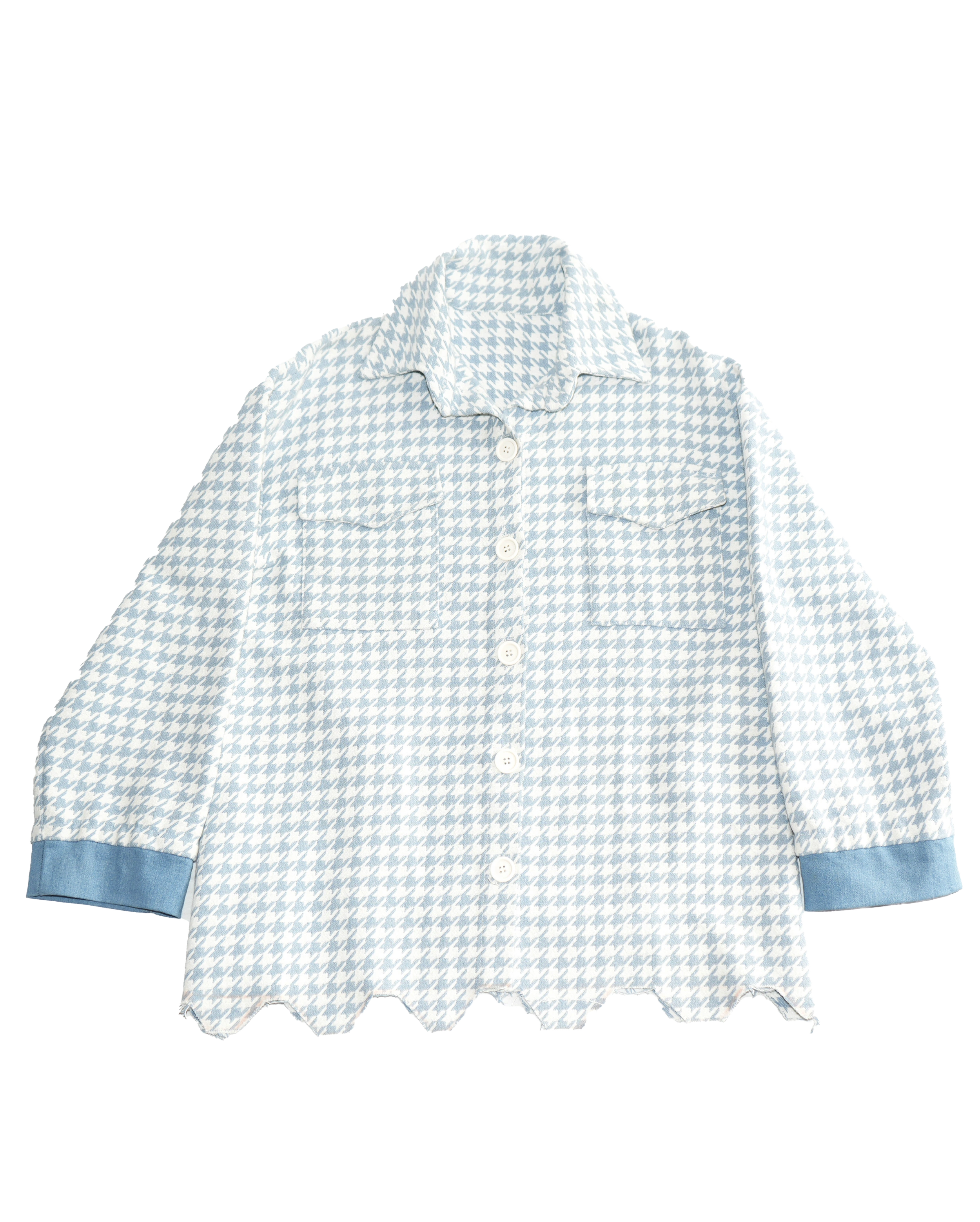BLUE VELVET overshirt — capo singolo
